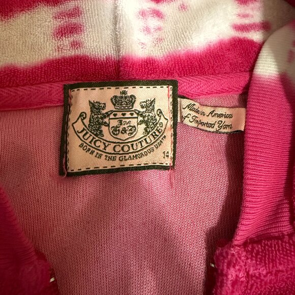 Juicy couture terry cloth short sleeve zip up - Picture 4 of 5
